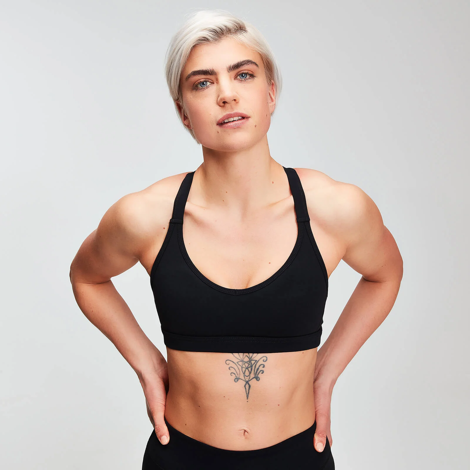 MP Women's Power Mesh Sports Bra - Black - XS Image 1