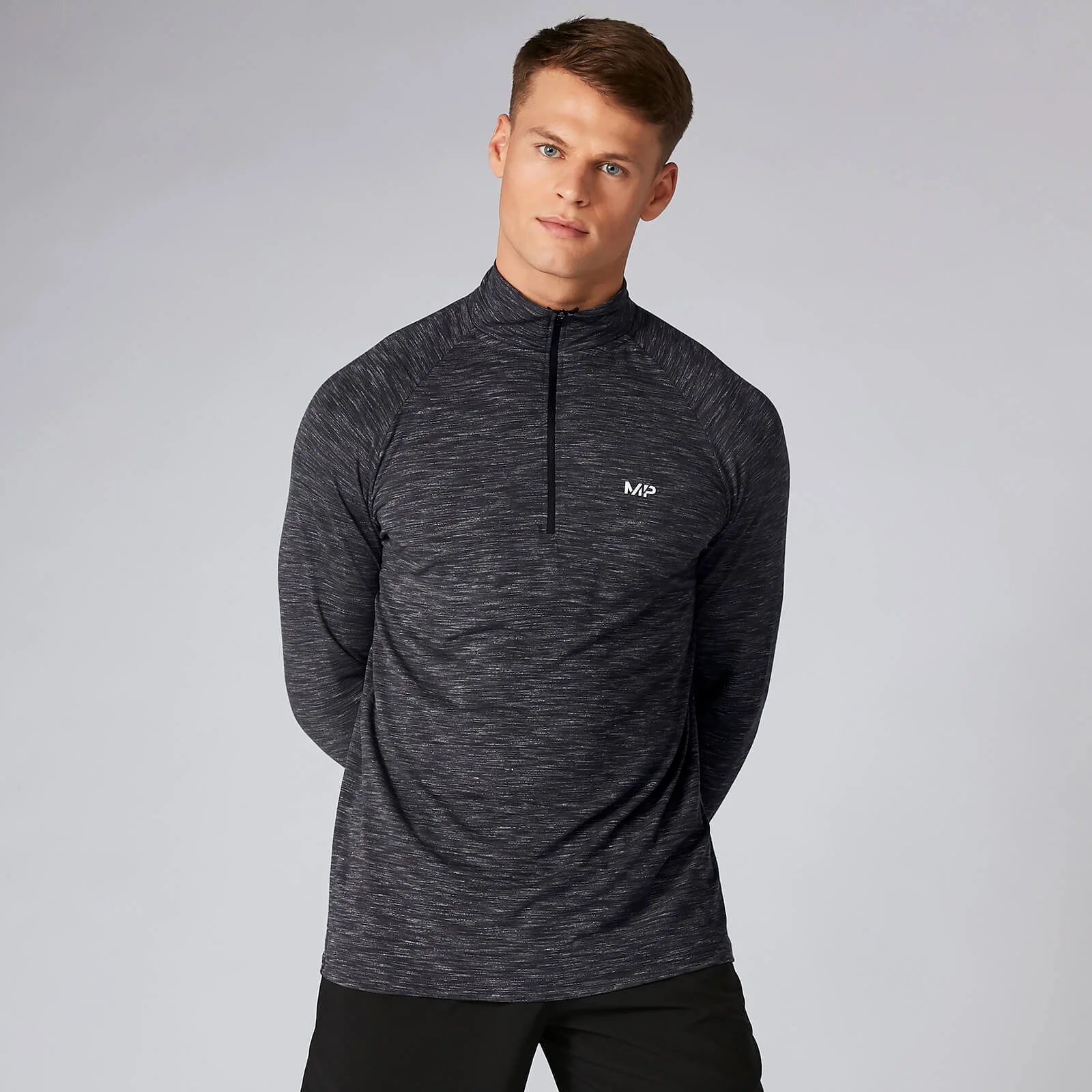 MP Performance 1/4 Zip Top - Charcoal - XXXL Image 1