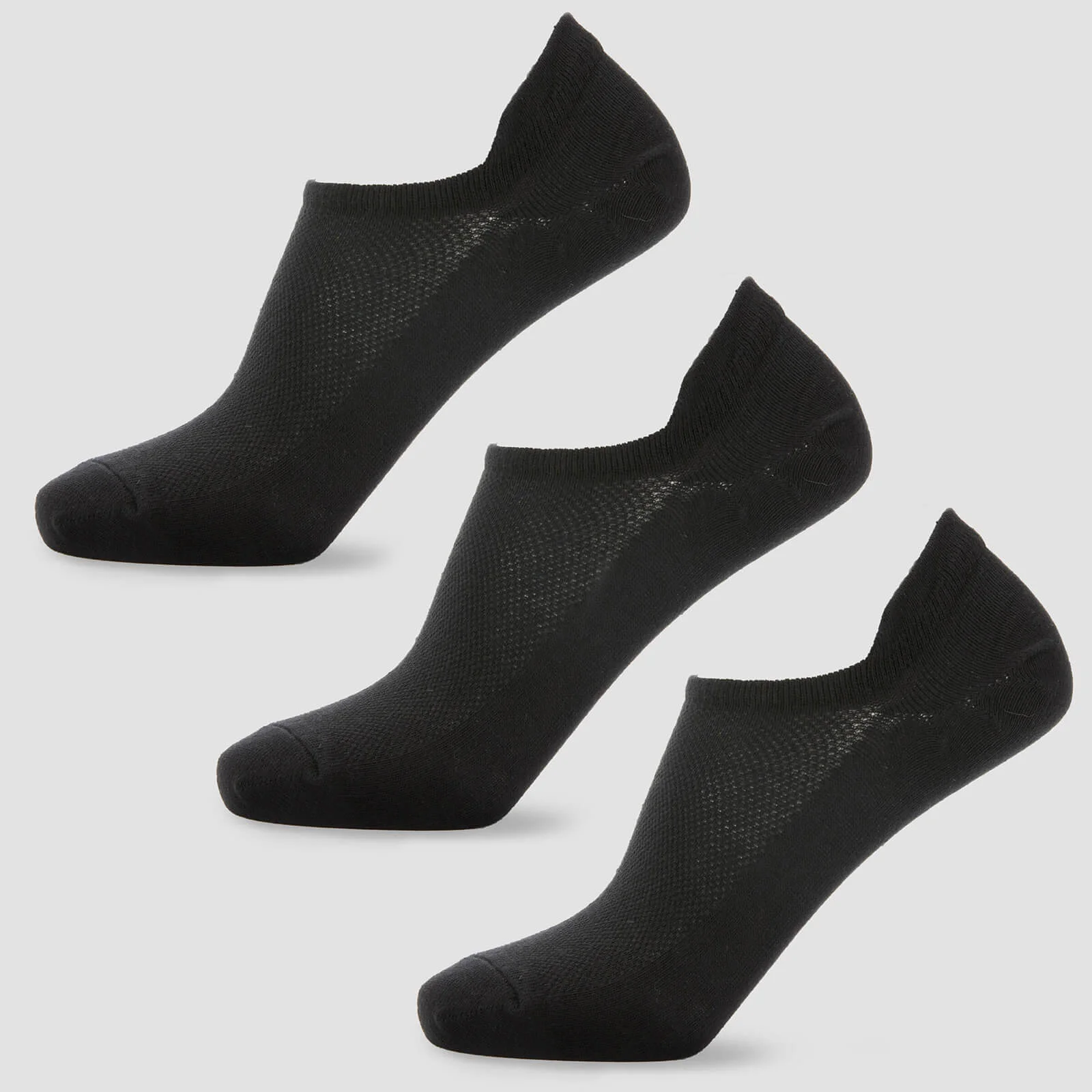 MP Women's Ankle Socks - Black (3 Pack) - UK 3-6 Image 1
