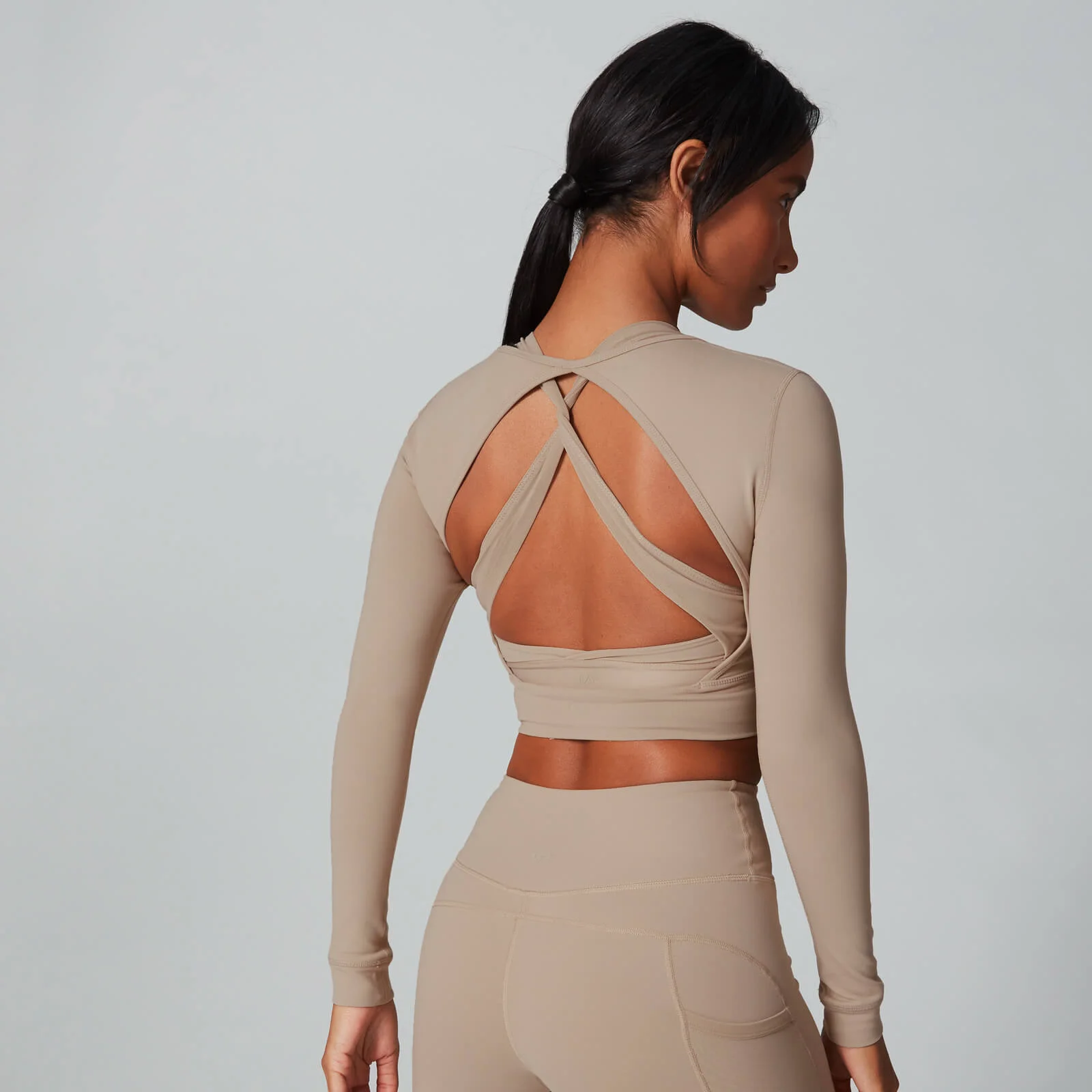 MP Power Long Sleeve Top - V2 Sesame - XS Image 1