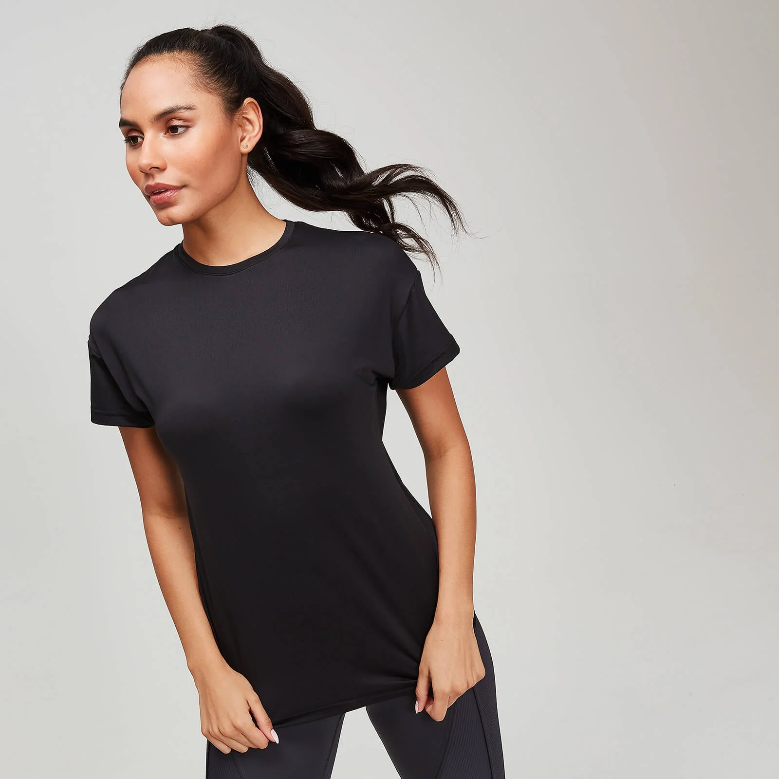 MP Textured Training Women's T-Shirt - Black - XS Image 1