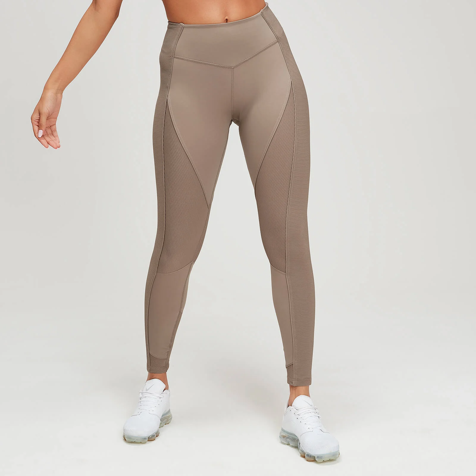 MP Textured Training Women's Leggings - Praline - XS Image 1