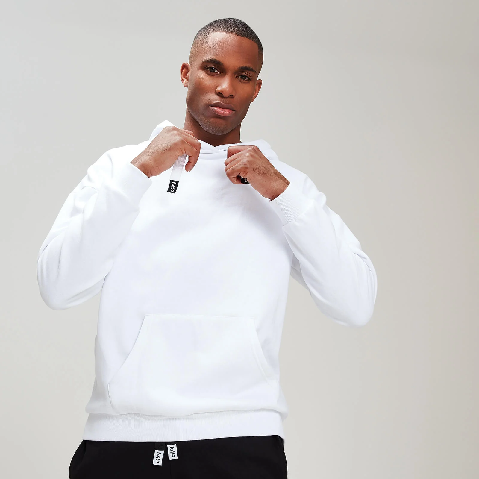 MP Rest Day Men's Stripe Overhead Hoodie - White - XS Image 1