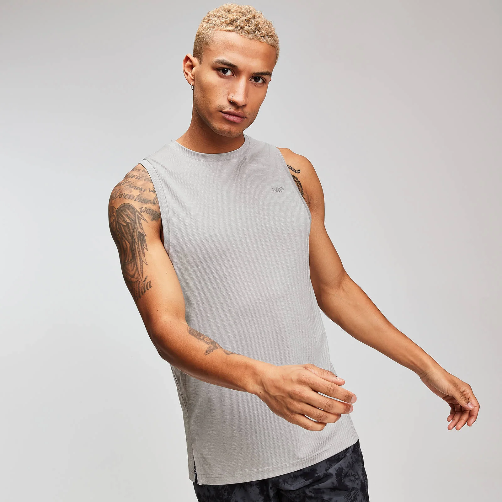 MP Training Men's Tank Top - Chrome-Marl - XS Image 1