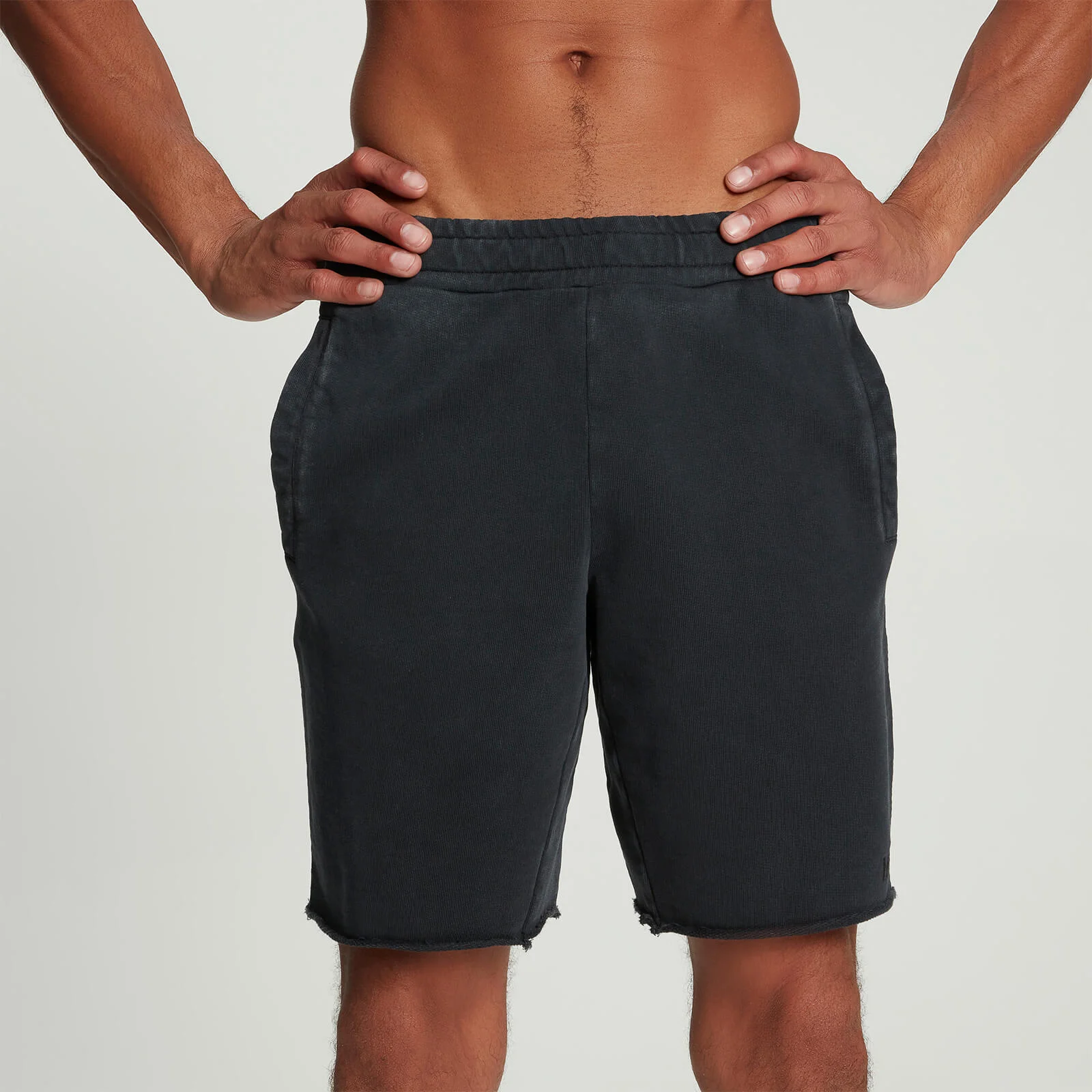 MP Men's Raw Training Shorts - Washed Black - XS Image 1