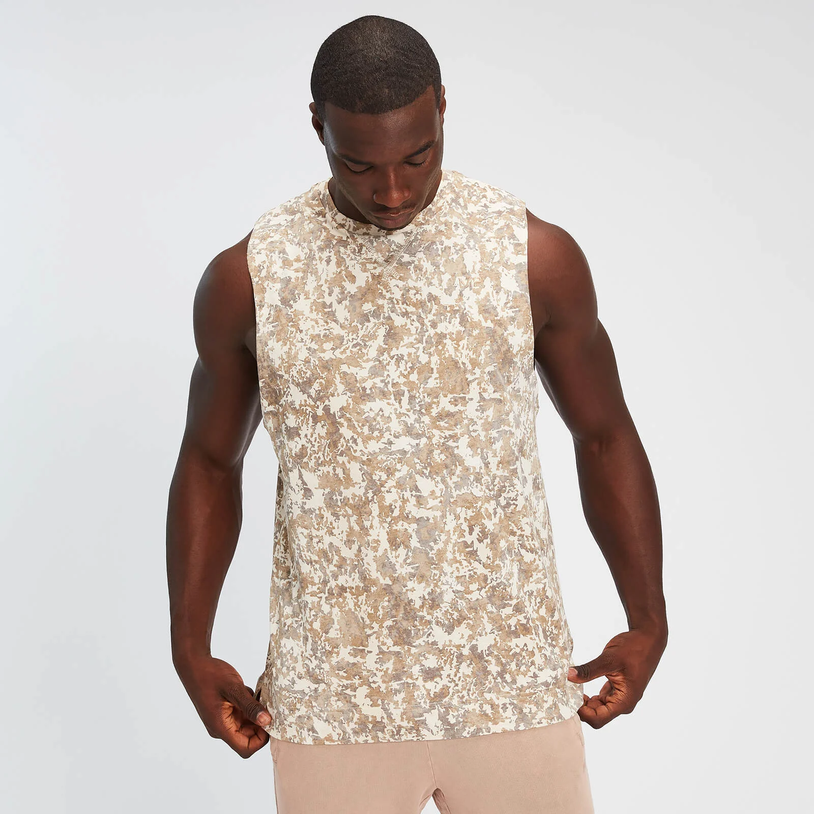 MP Men's Raw Training Tank Top - Camo - XS Image 1