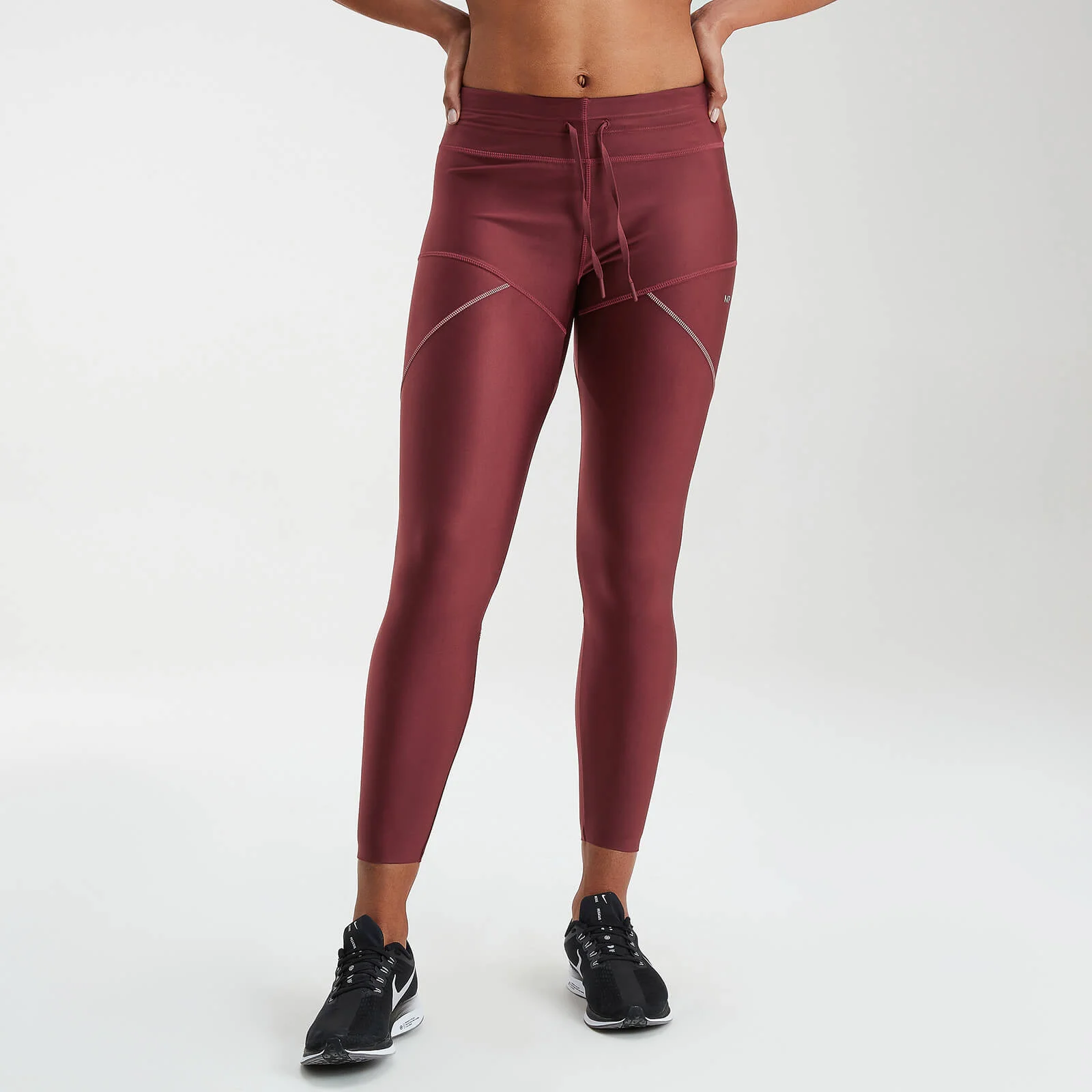 MP Women's Velocity Ultra Leggings - Claret - XXS Image 1