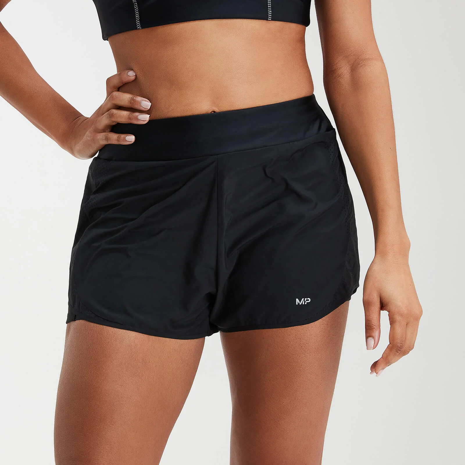 MP Women's Velocity Ultra Double Layer Shorts - Black - XXS Image 1