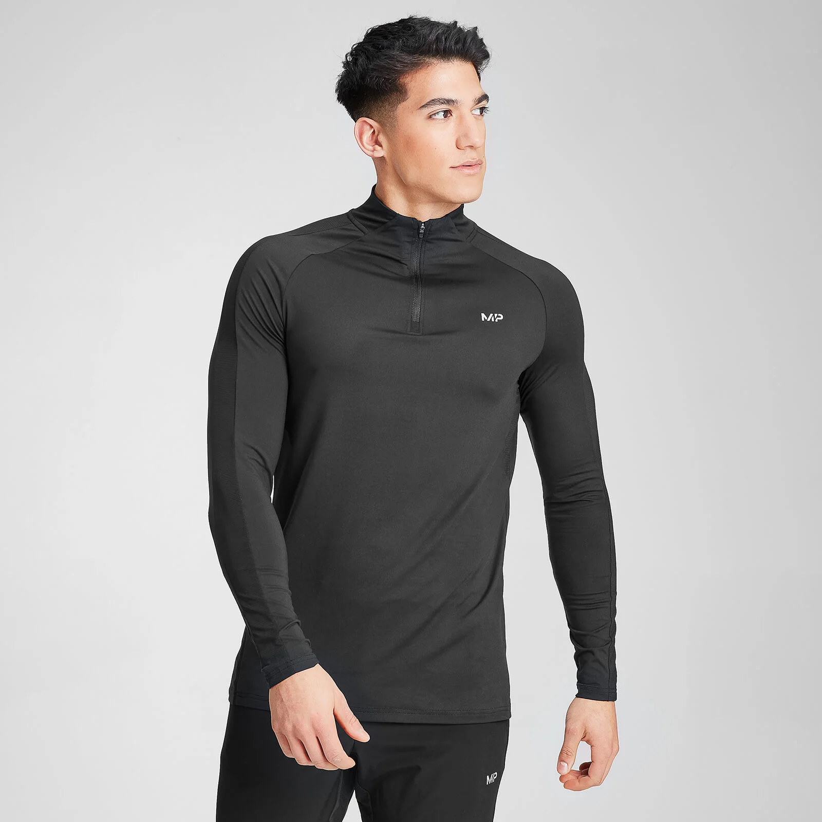 MP Men's Velocity 1/4 Zip - Black - XXS Image 1