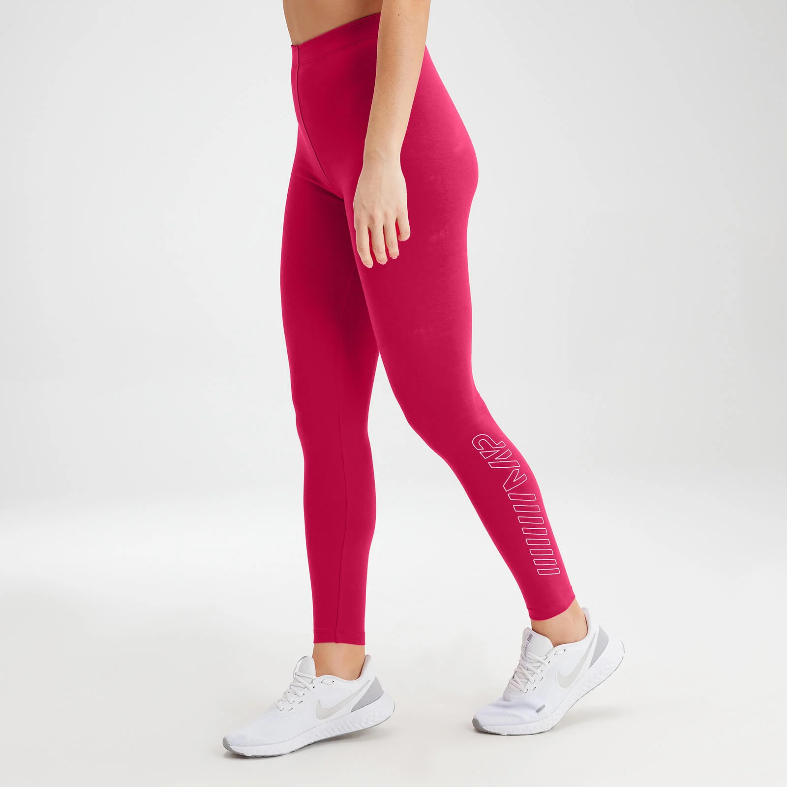 MP Women's Outline Graphic Leggings - Virtual Pink - XS Image 1