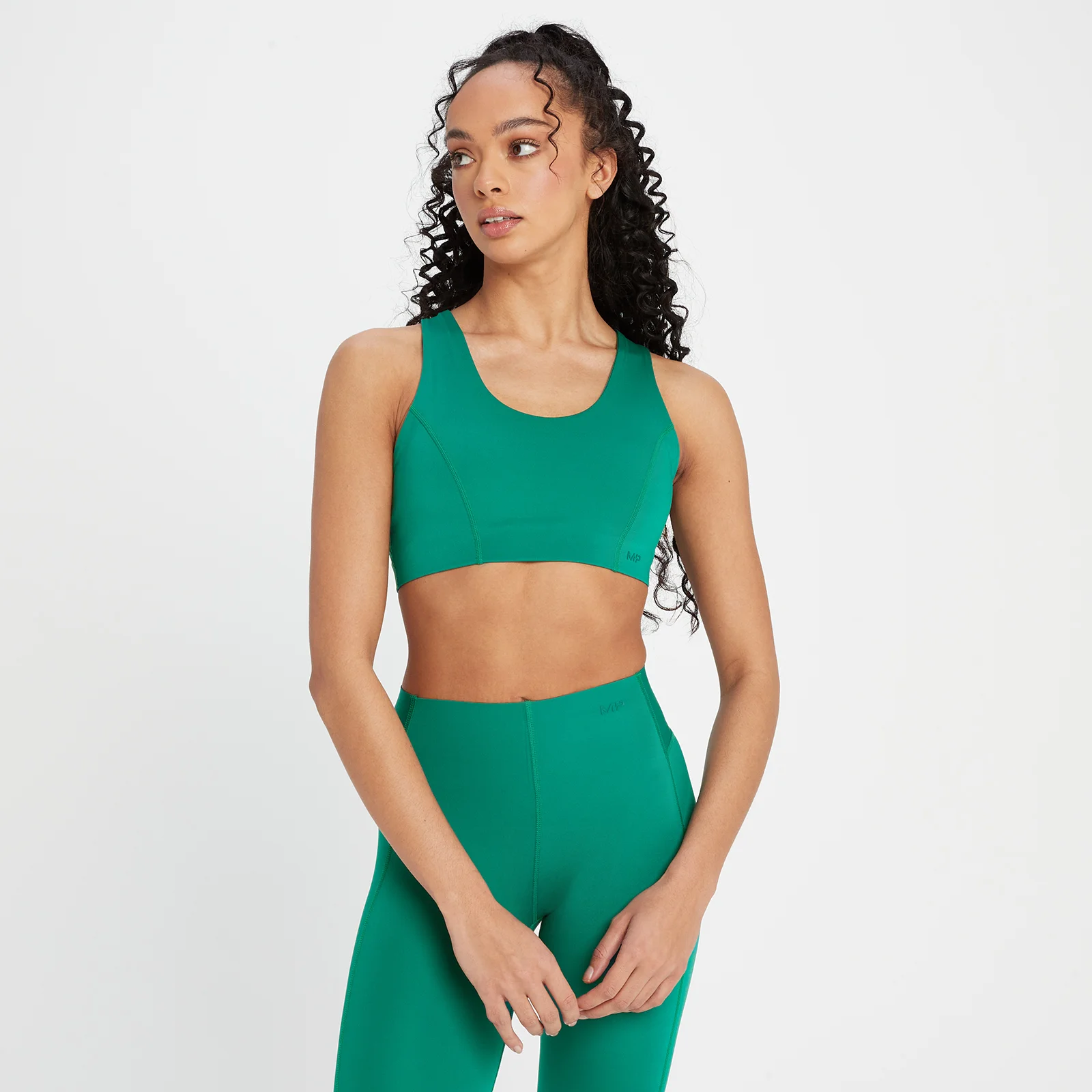 MP Women's Composure Sports Bra - Energy Green - XXS Image 1