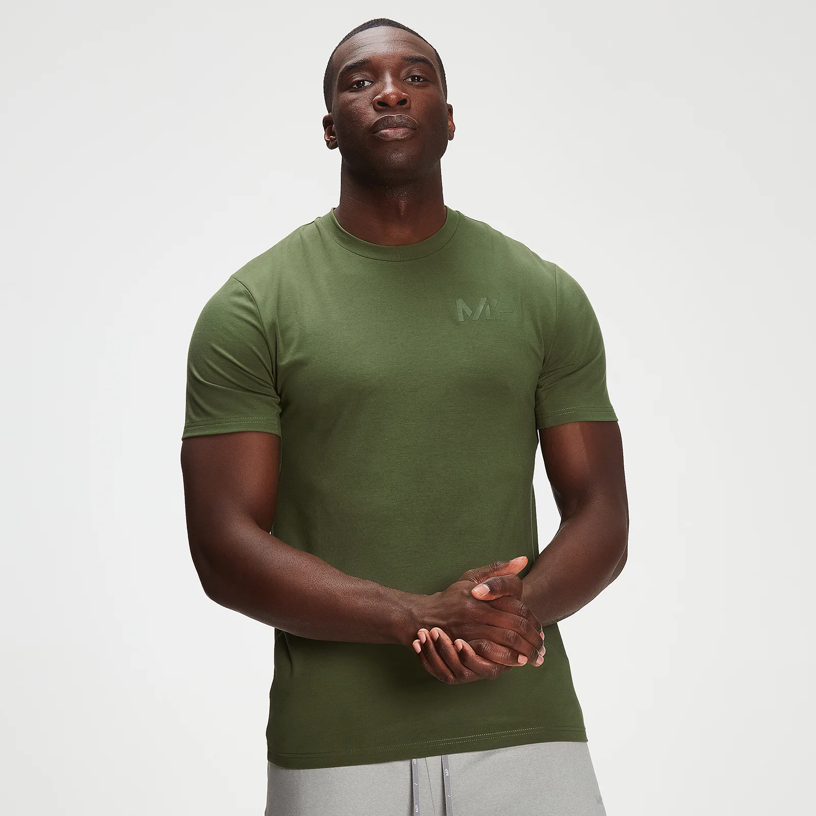 MP Men's Adapt drirelease® Tonal Camo T-Shirt - Leaf Green - XXS Image 1