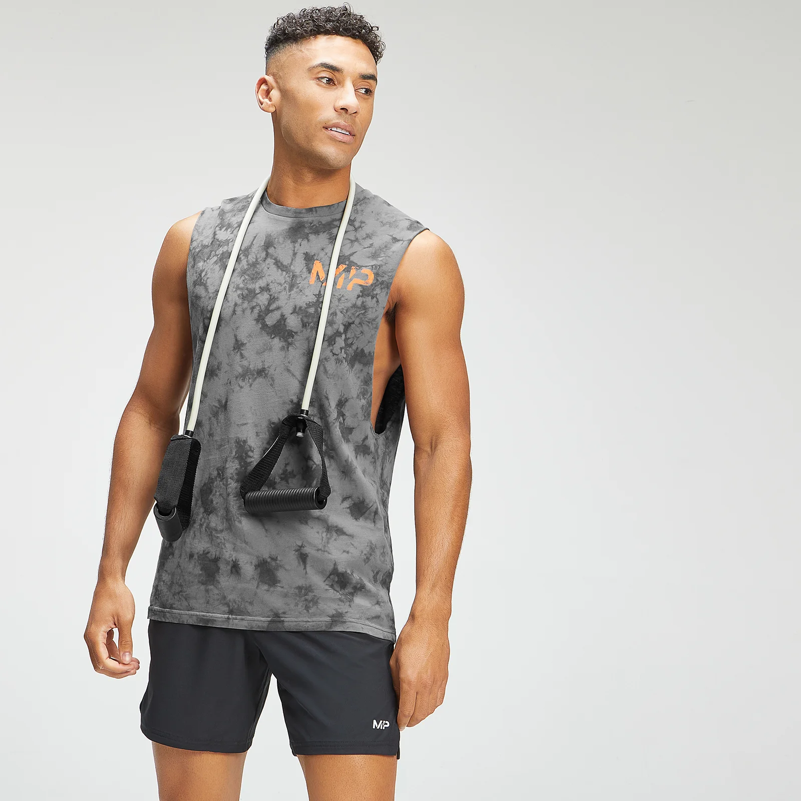 MP Men's Adapt Tie Dye Tank Top - Carbon/Storm - XXS Image 1