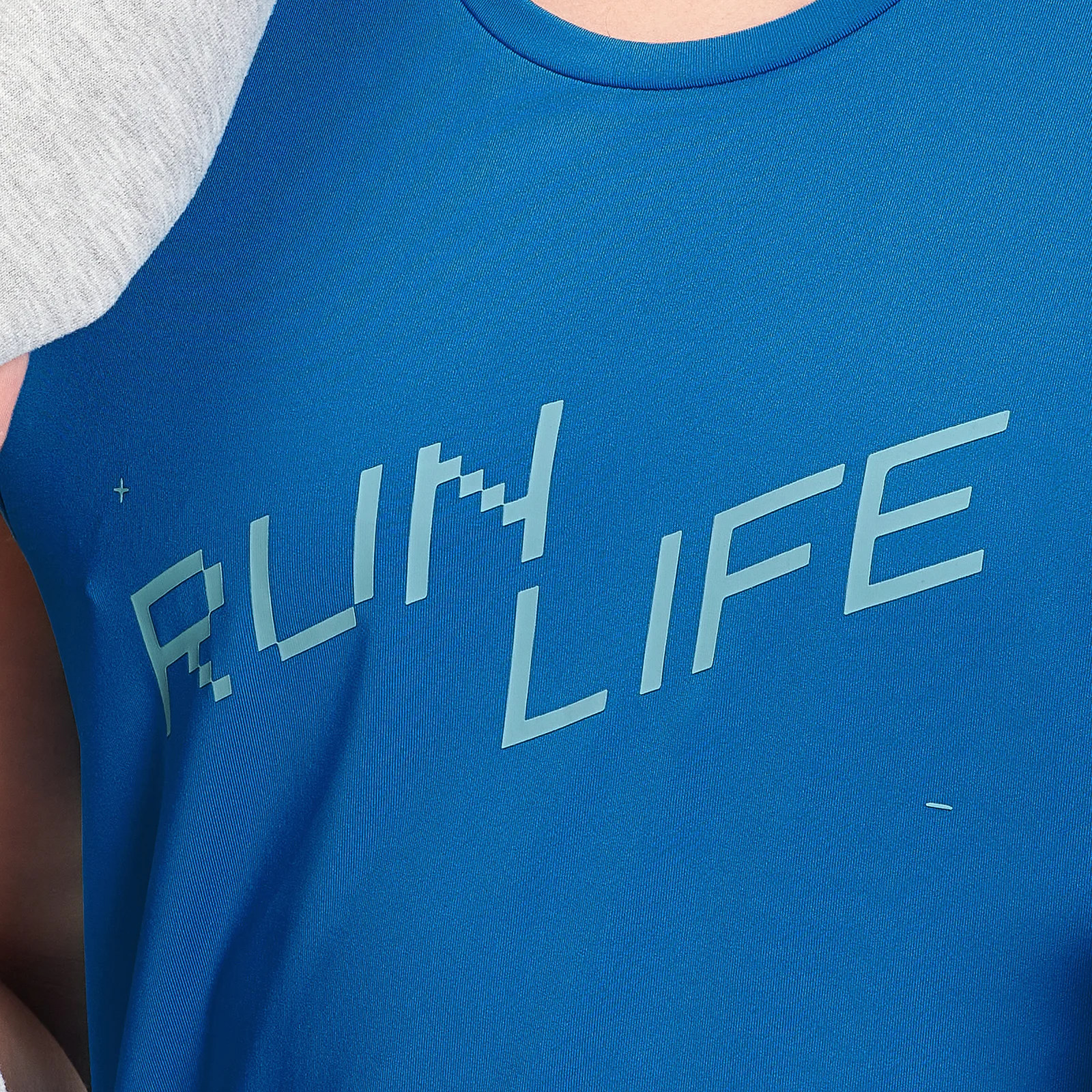 MP Men's Graphic Running Tank Top - True Blue - L Image 4