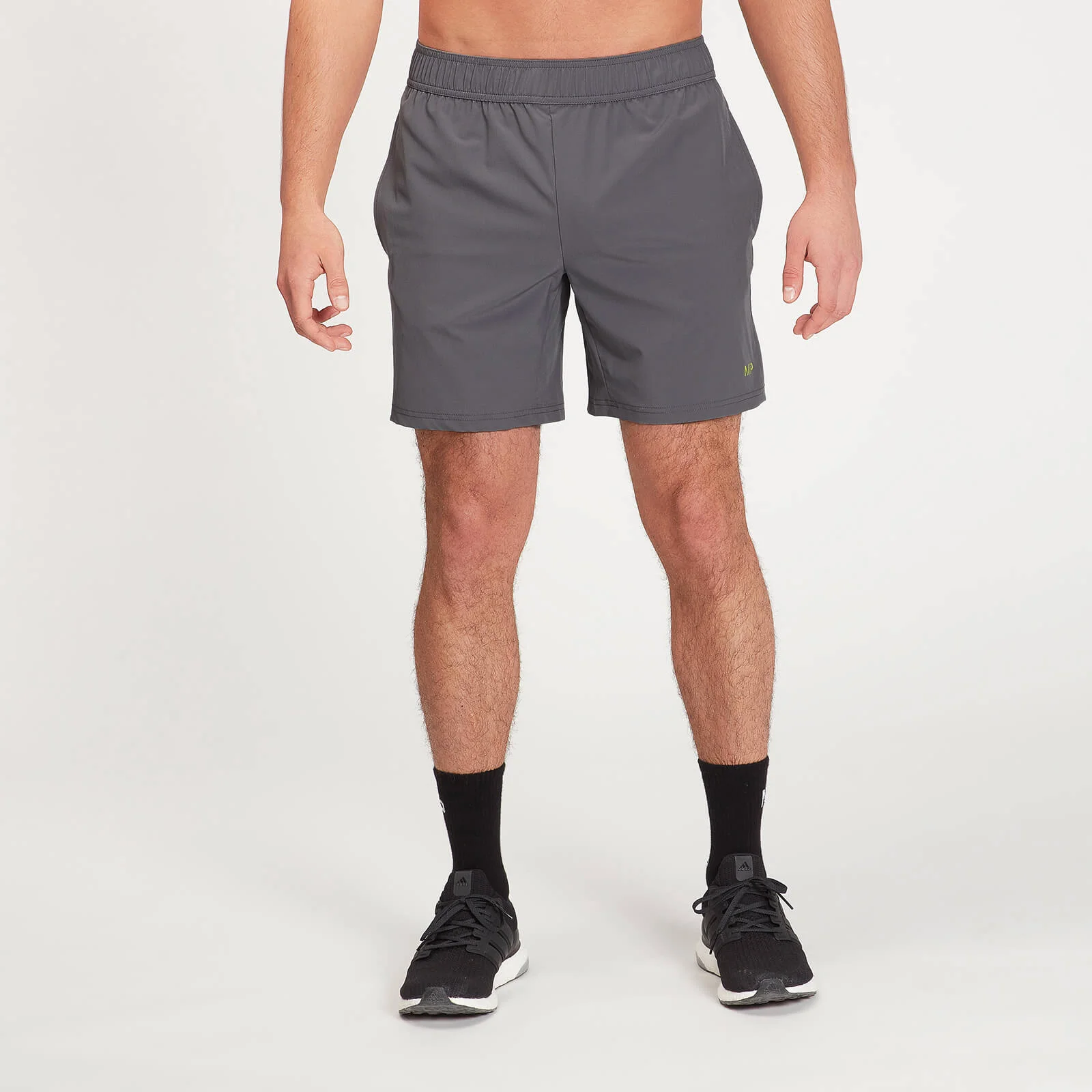 MP Men's Graphic Running Shorts - Carbon - XXS Image 1