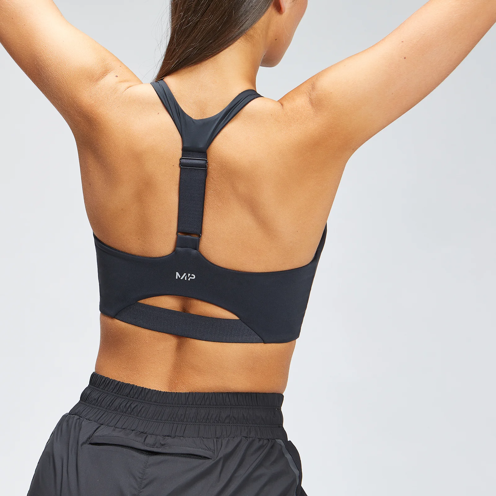 MP Women's Velocity Reflective Sports Bra - Black - XS Image 1