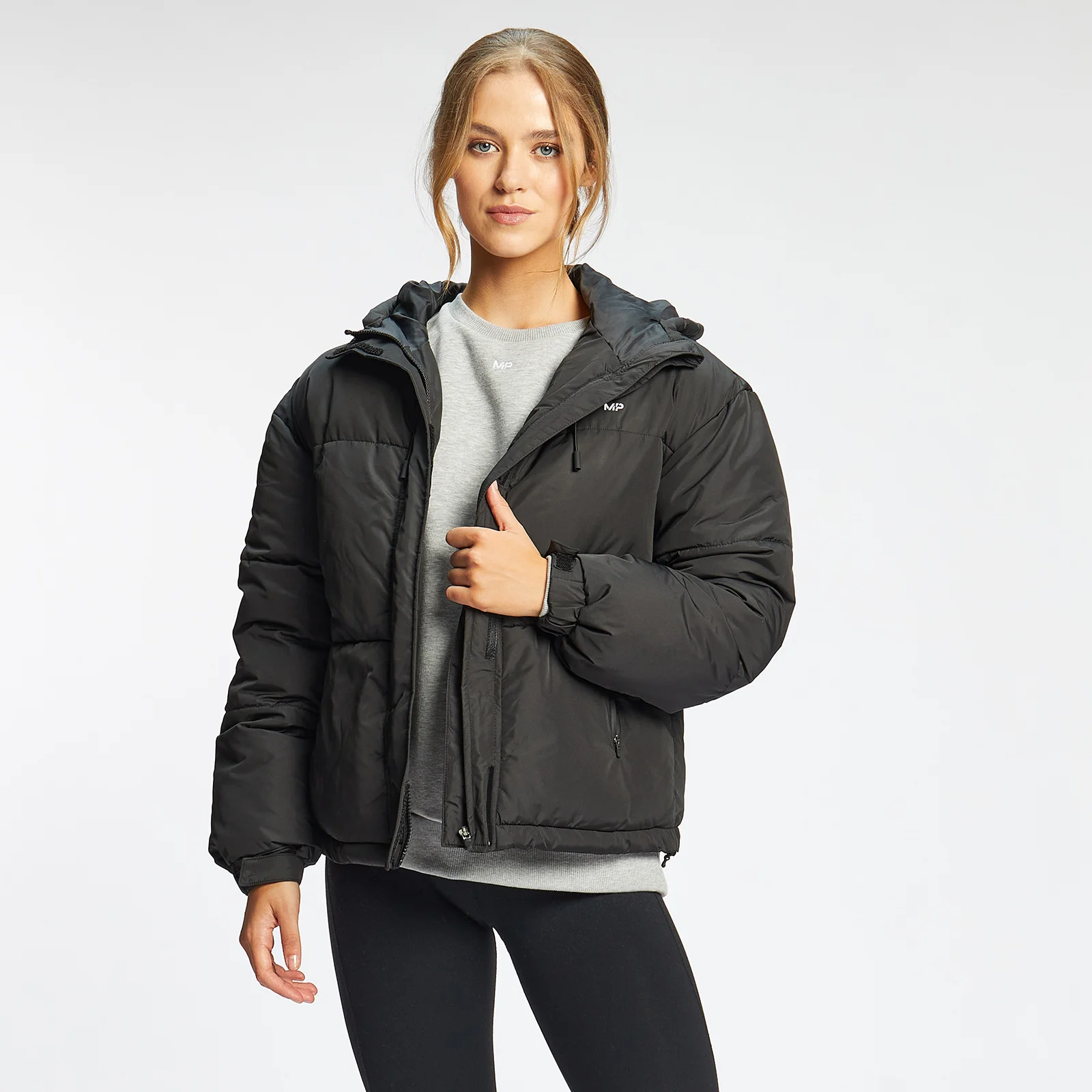 MP Women's Outerwear Puffer Jacket Black - Main Image
