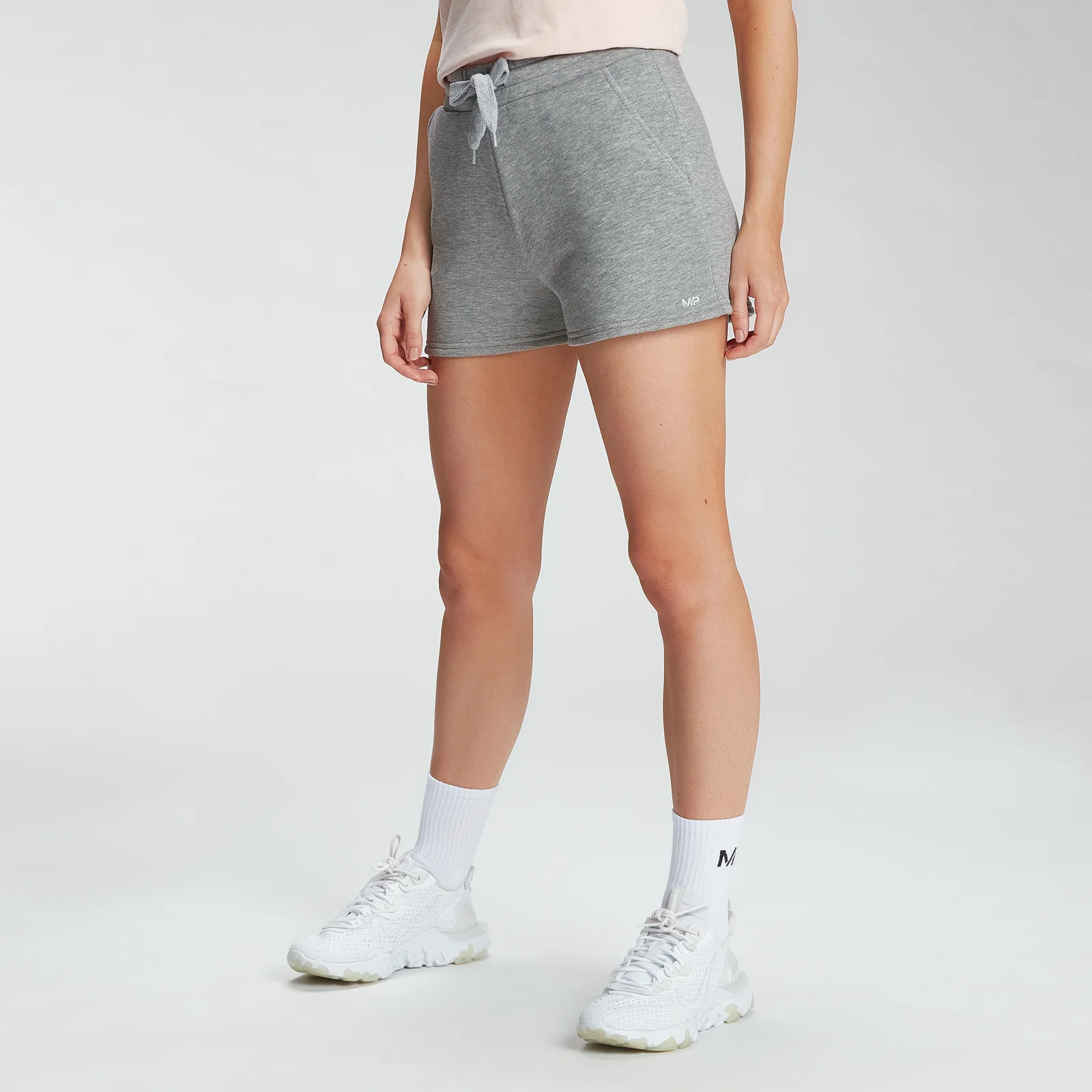 MP Women's Essentials Lounge Shorts - Grey Marl - XXS Image 1