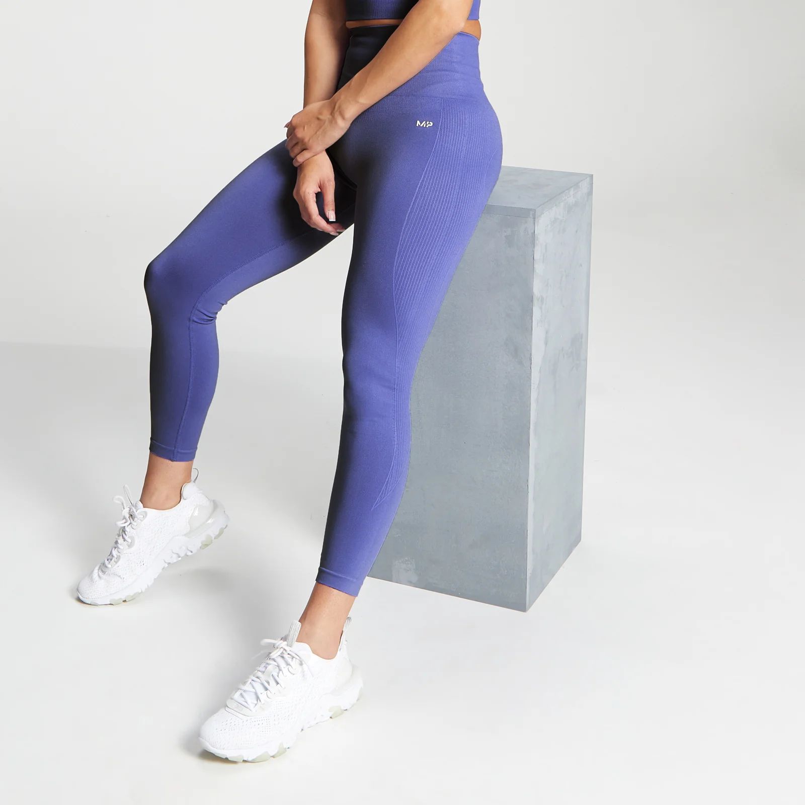MP Women's Shape Seamless 7/8 Leggings - Bluebell - XXS Image 1