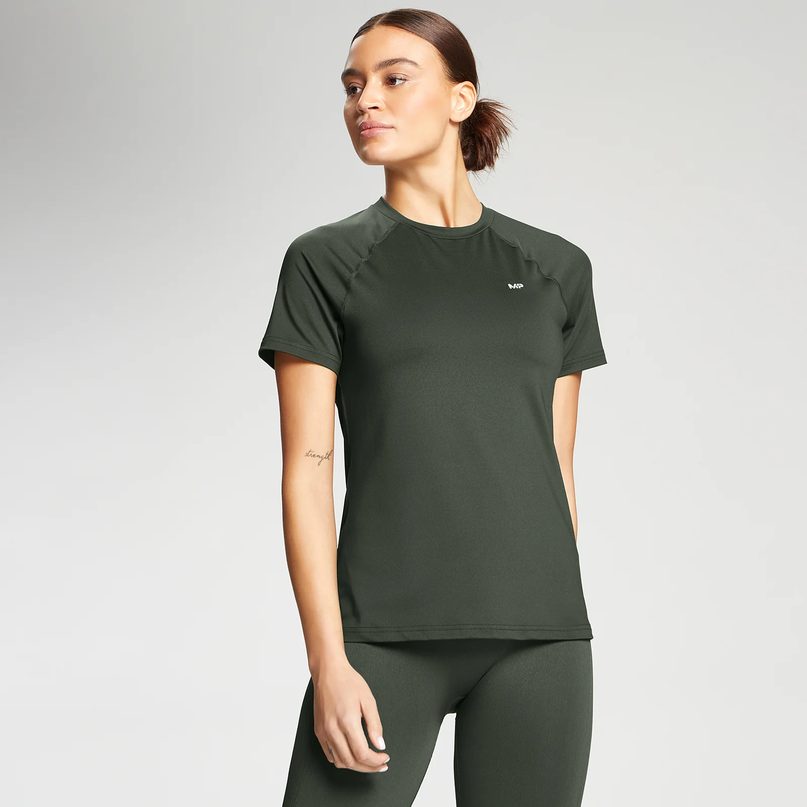 MP Women's Essentials Training Slim Fit T-Shirt - Vine Leaf - XXS Image 1