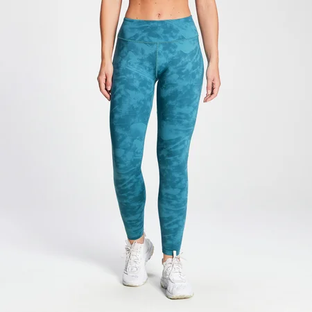 MP Women's Training Reversible Leggings - Ocean Blue
