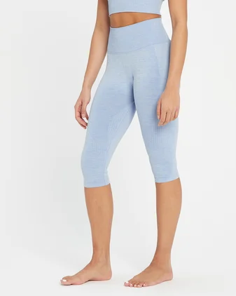 MP Women's Composure Seamless Capri Leggings - Blue Sky