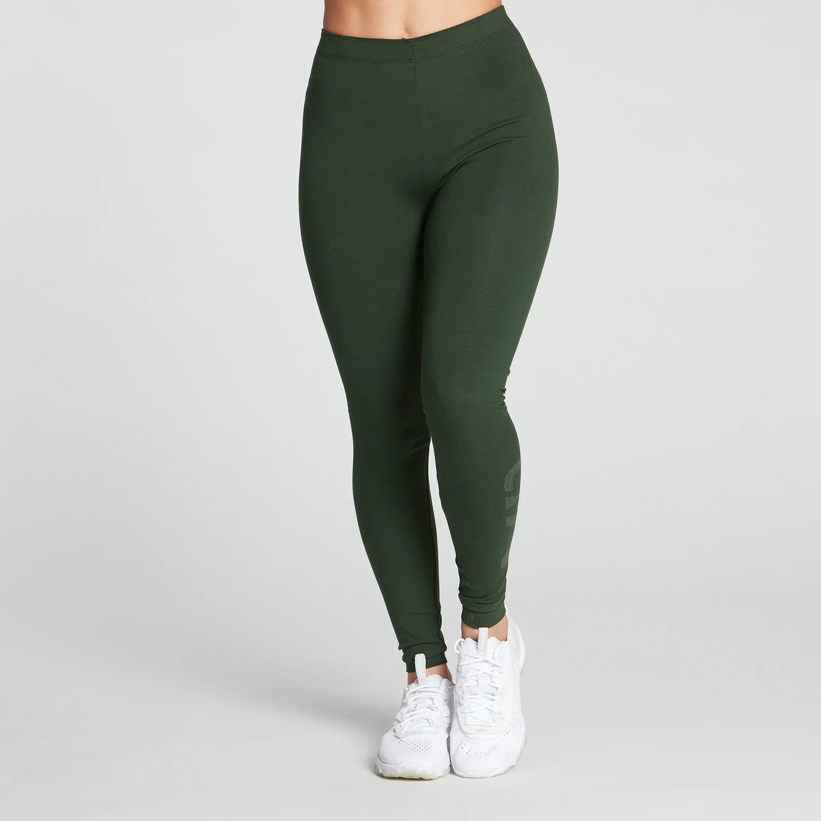 MP Women's Gradient Line Graphic Leggings - Dark Green - XXS Image 1