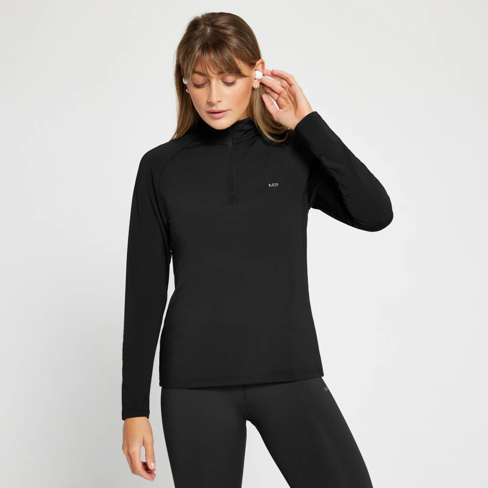 MP Women's Repeat MP Training 1/4 Zip - Black - XXS Image 1