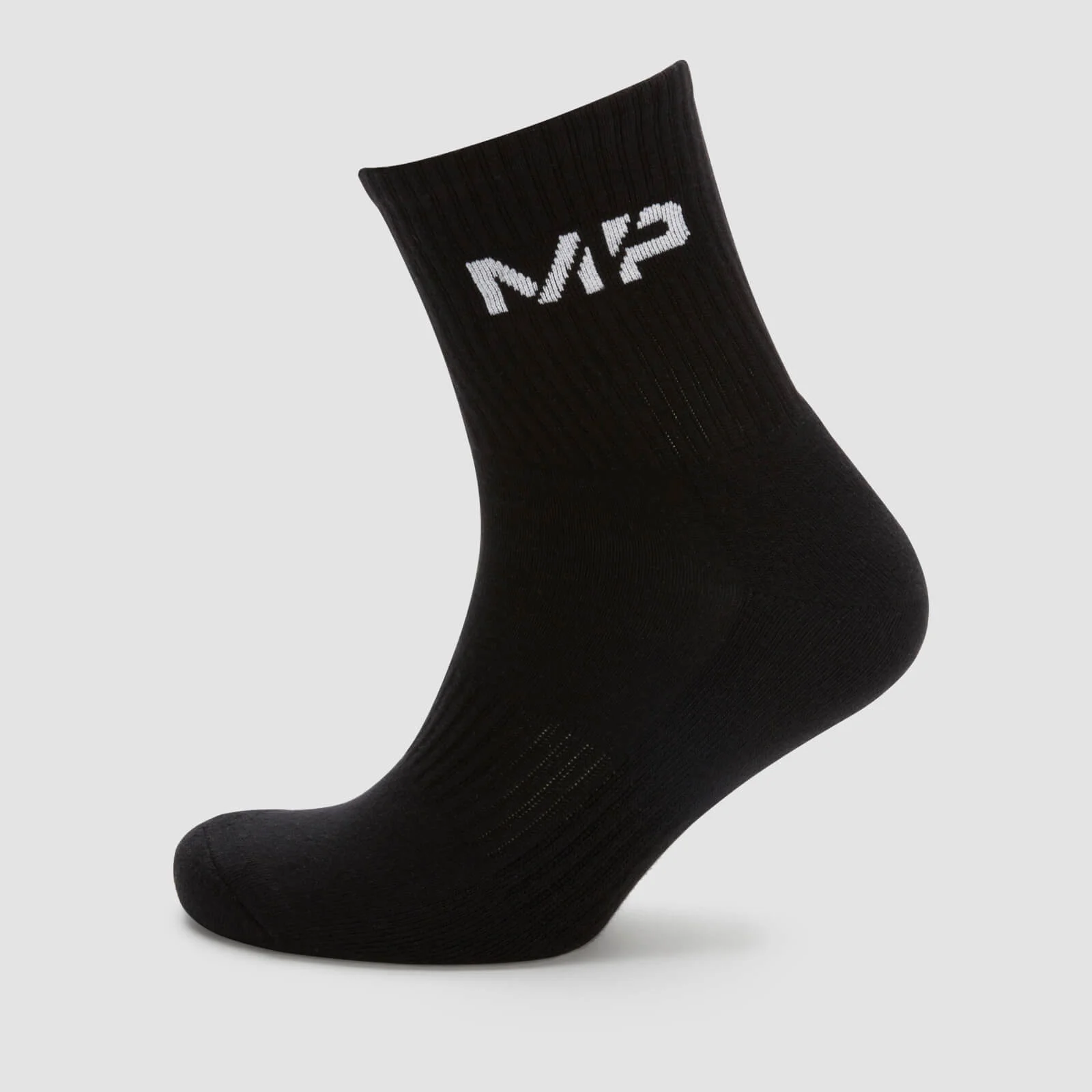 MP Men's Essentials Crew Socks (1 Pack) - Black - UK 9-12 Image 1