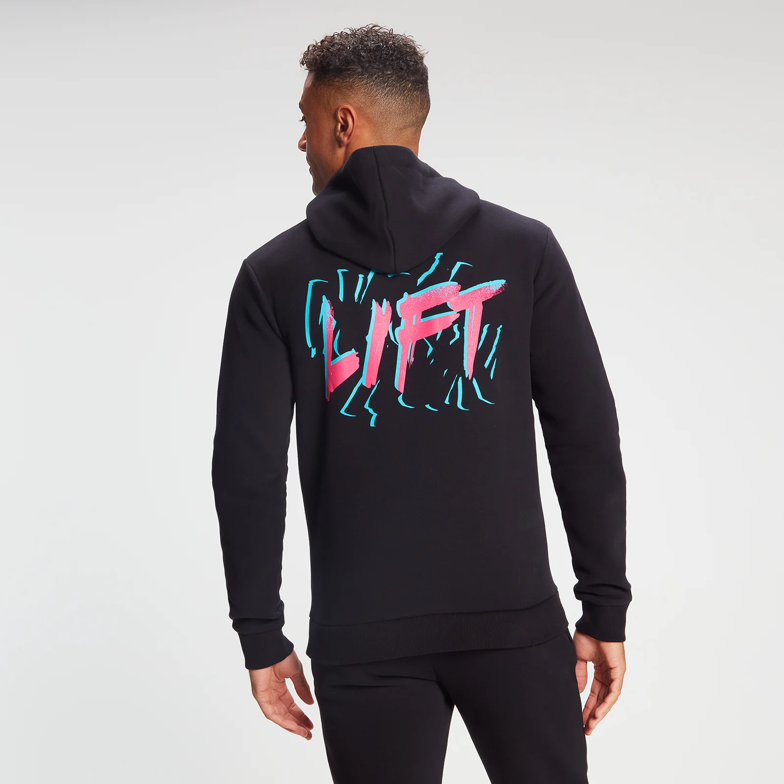 MP Men's Retro Lift Hoodie - Black - XXS Image 1