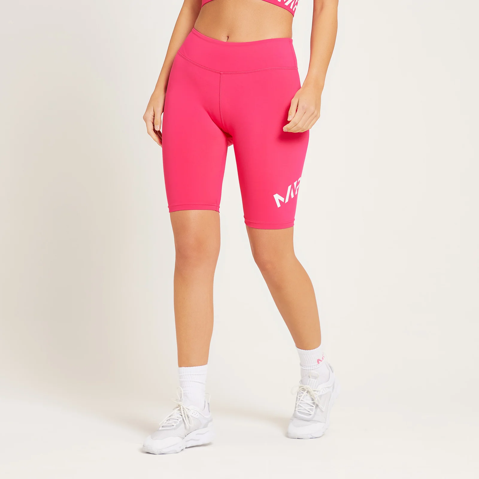 MP Women's Essentials Training Full Length Cycling Shorts - Magenta - XXS Image 1