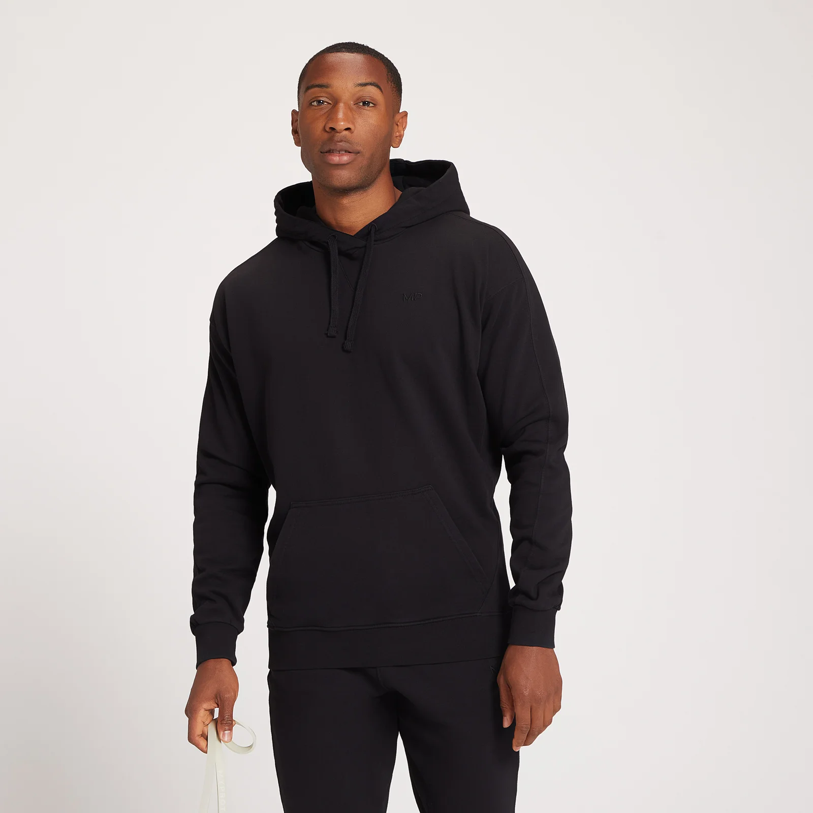 MP Men's Training Hoodie - Washed Black - XXS Image 1
