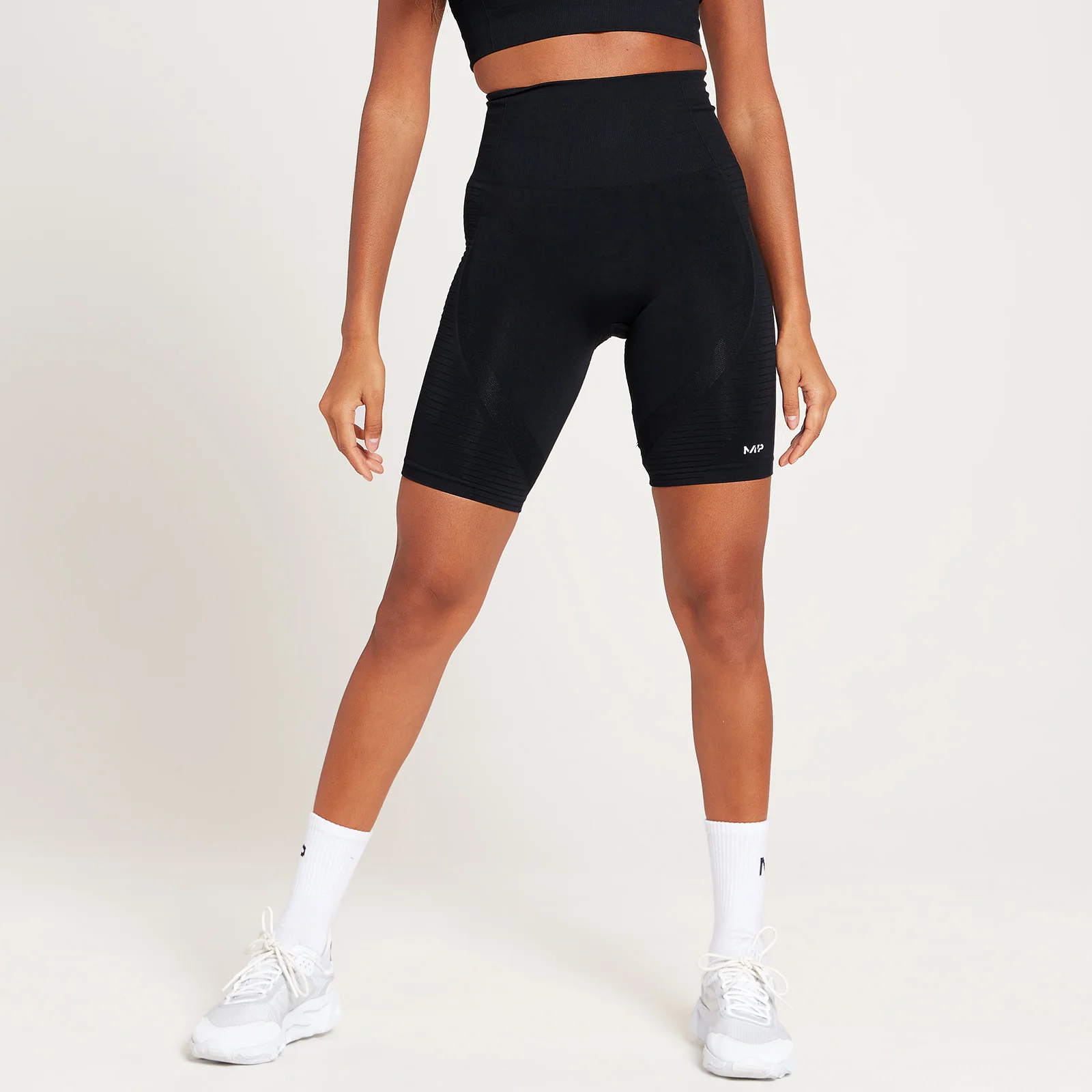 MP Women's Tempo Seamless Cycling Shorts - Black - XXS Image 1