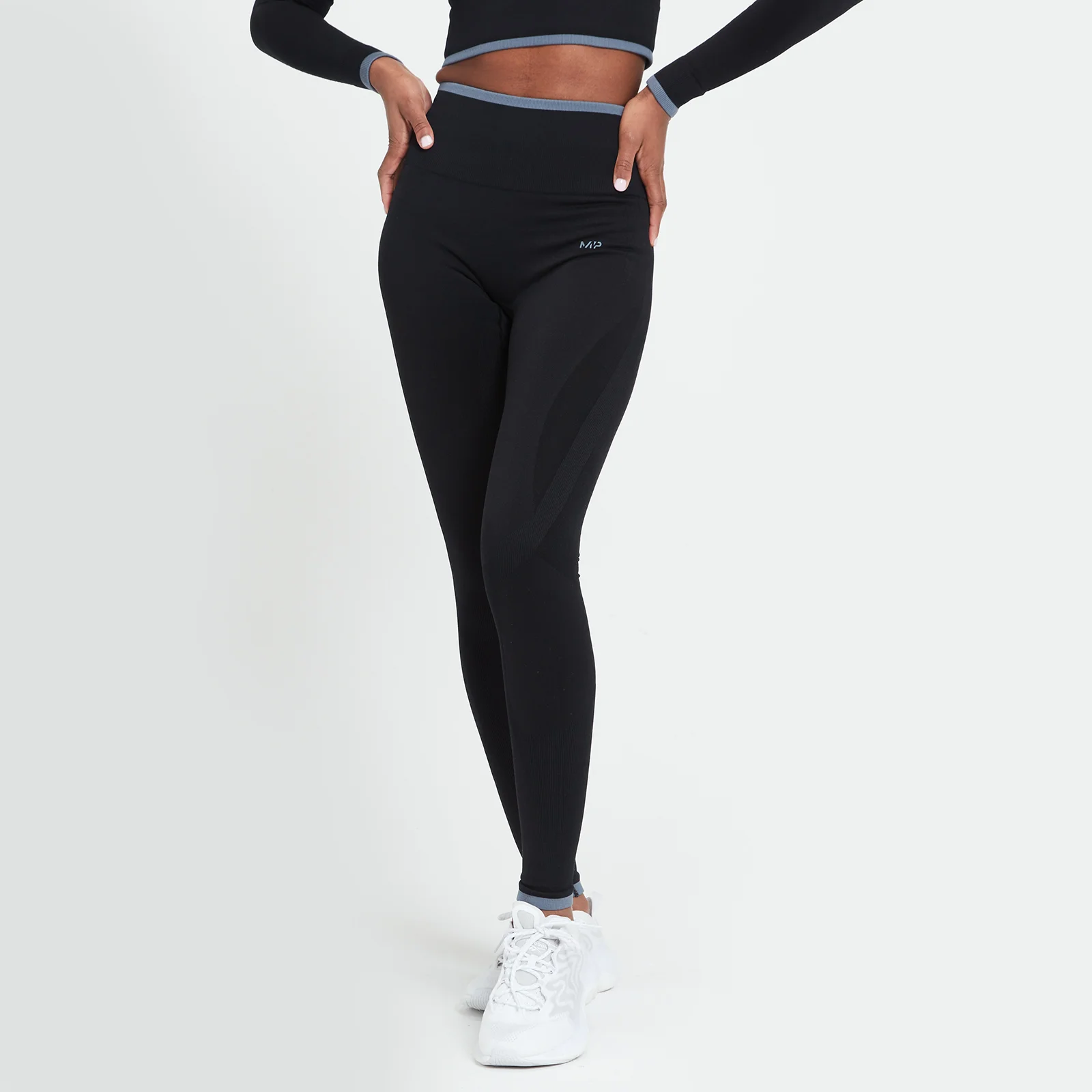 MP Women's Adapt Seamless Leggings - Black - XXS Image 1