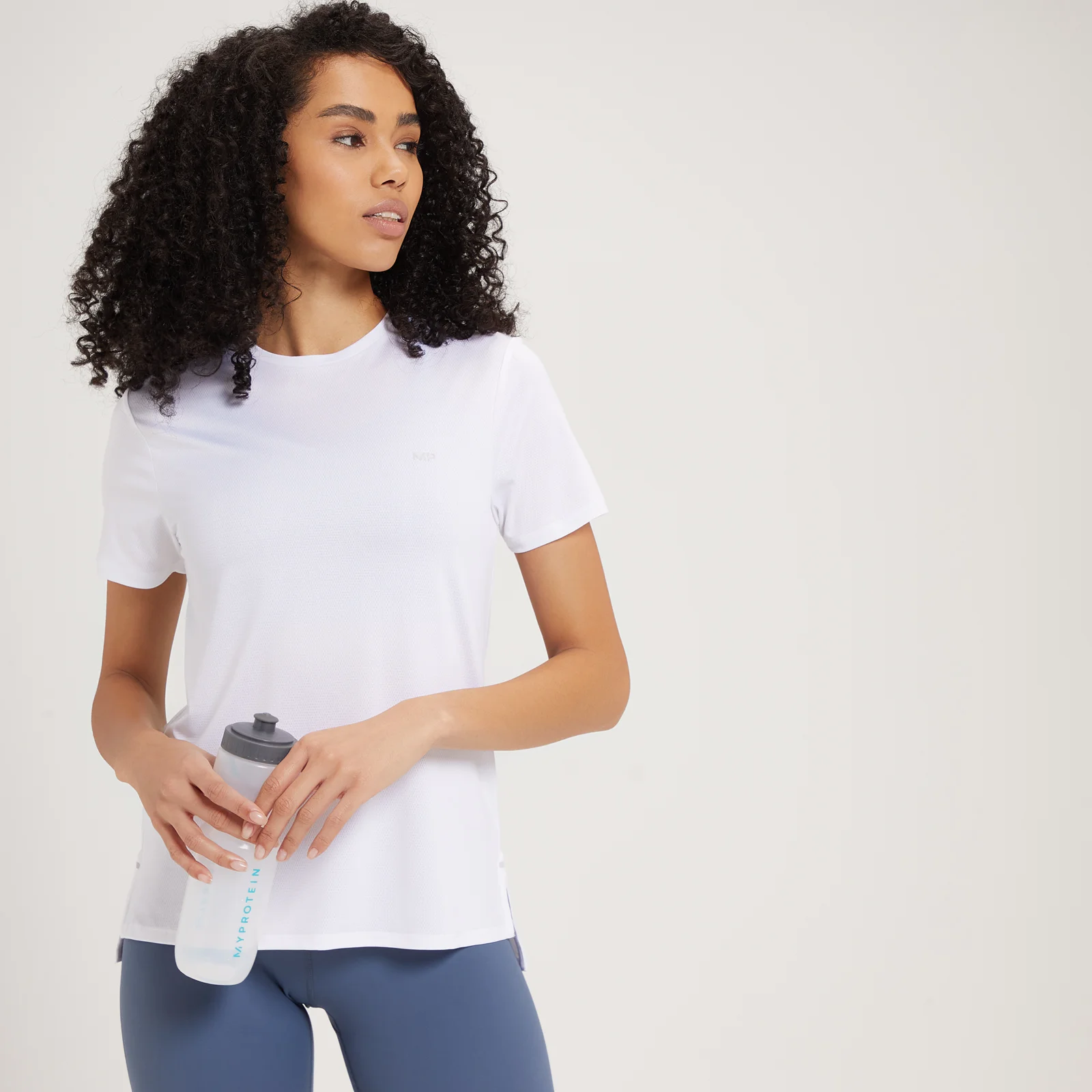 MP Women's Power Ultra Split Back T-Shirt - White - XXS Image 1