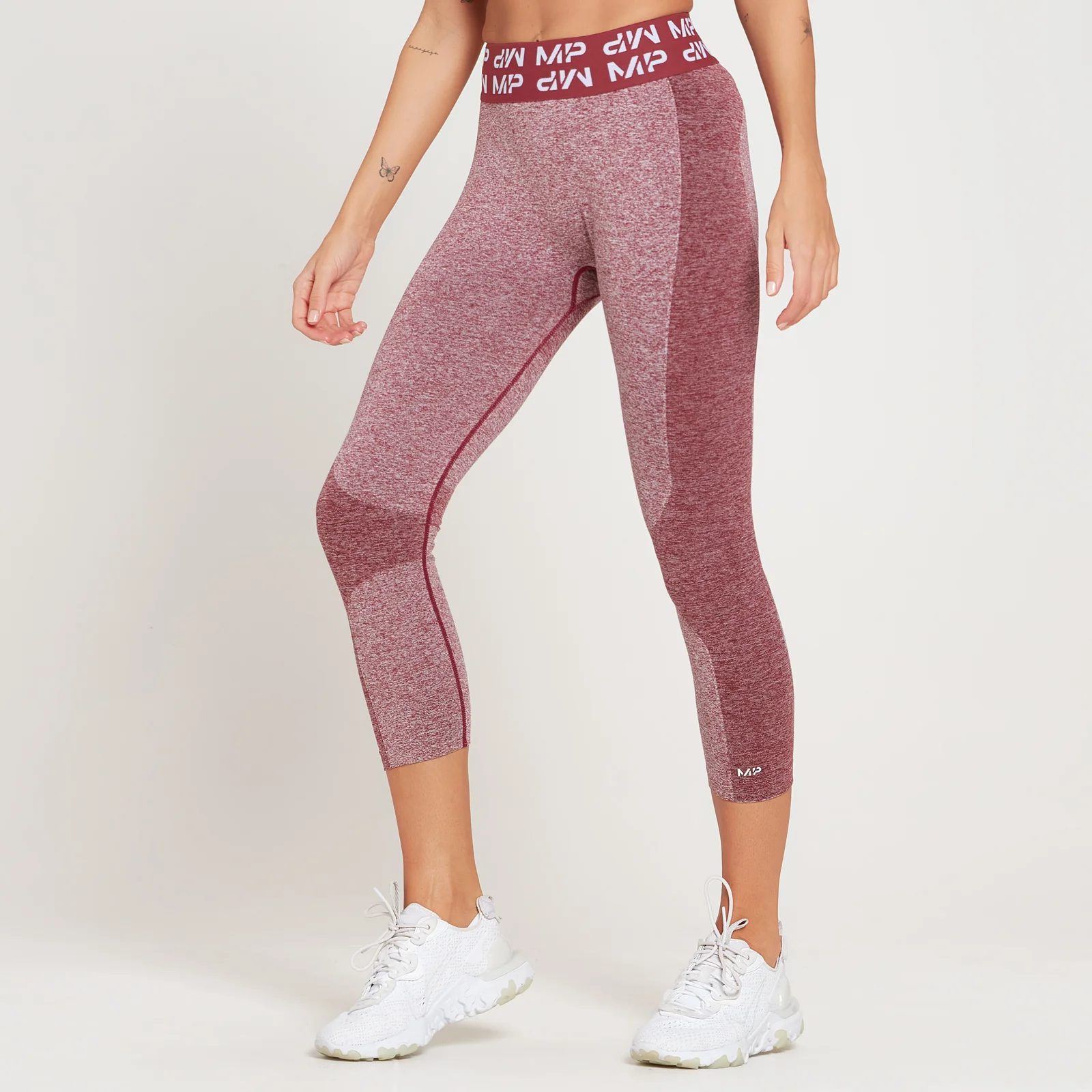 MP Women's Curve 3/4 Leggings - Black Cherry - XS Image 1