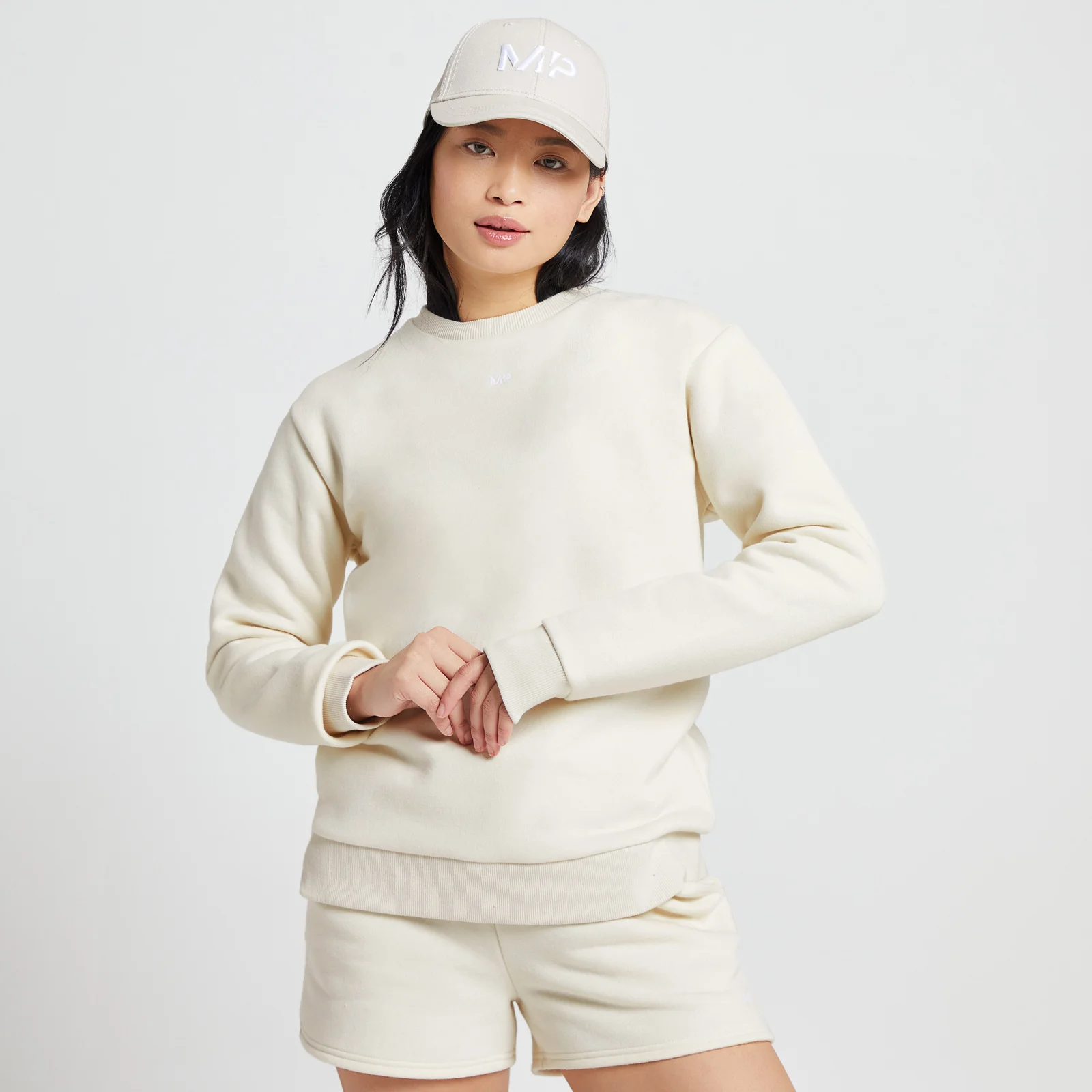 MP Women's Essentials Sweatshirt - Ecru - XXS Image 1