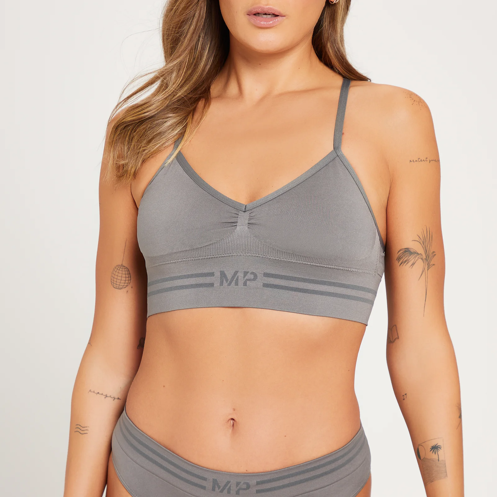 MP Women's Essentials Seamless Bralette - Carbon - XS Image 1