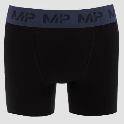MP Men's Coloured Waistband Boxers (3 Pack) - Black/Frost Green/Steel Blue/Ice Blue - XXS Image 8