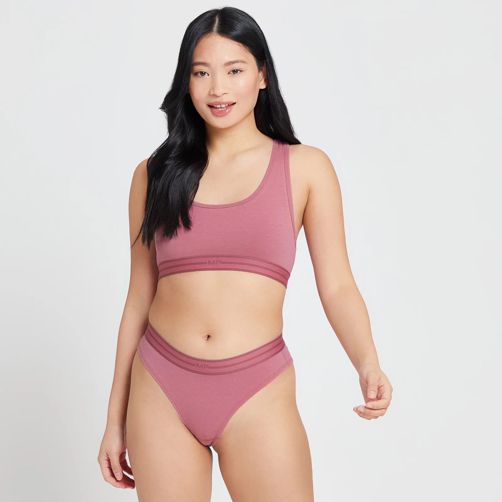 MP Women's Bralette & Hipster Set - M - Mauve - XXS - XXS Image 1