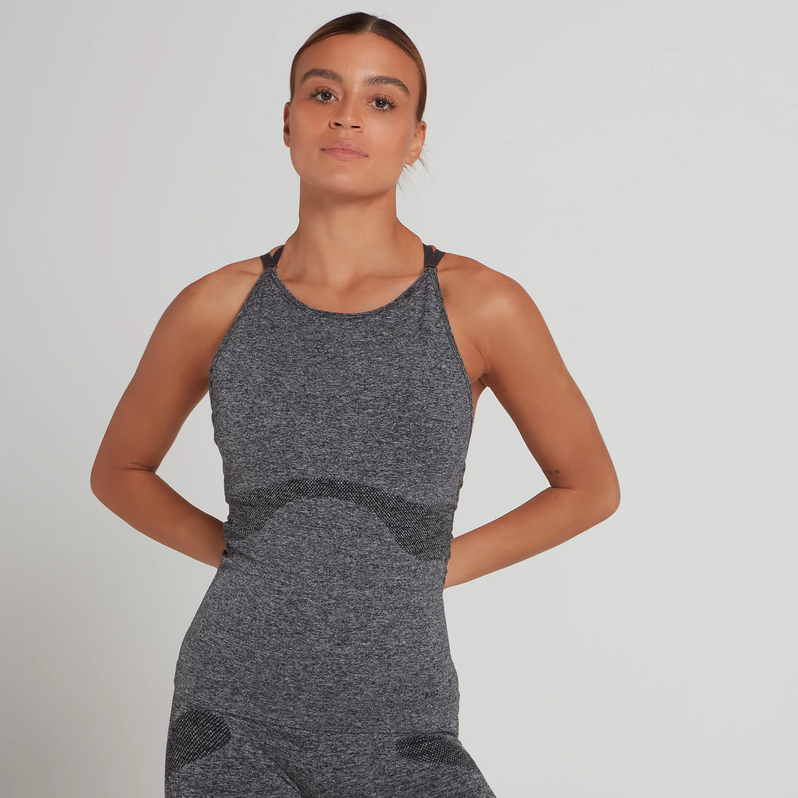 MP Women's Training Seamless Vest - Washed Black - XS Image 1