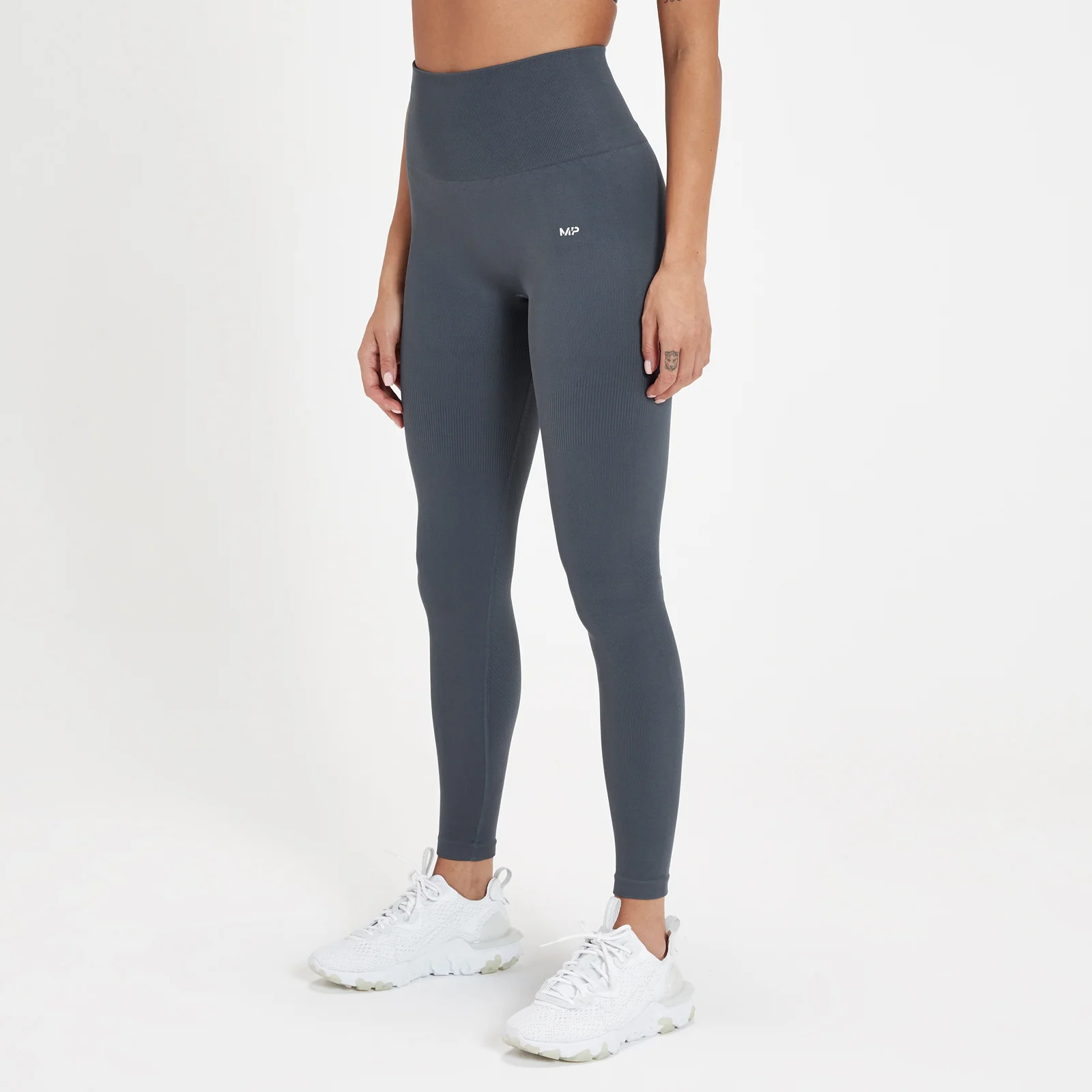 MP Women's Tempo Seamless Leggings V2 - Graphite - XXS Image 1