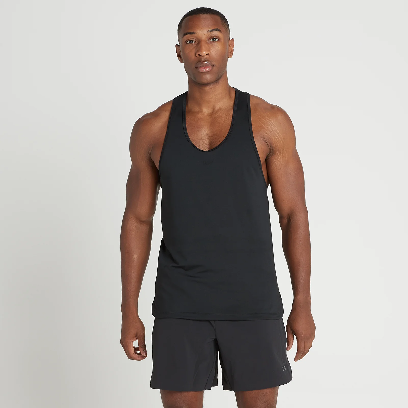 MP Men's Tempo Ultra Stringer Vest - Black - XXS Image 1