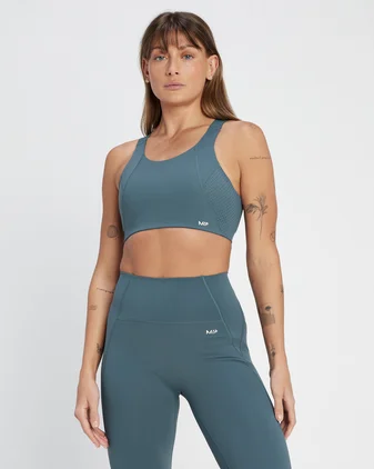 MP Women's Tempo Ultra Sports Bra - Smoke Blue