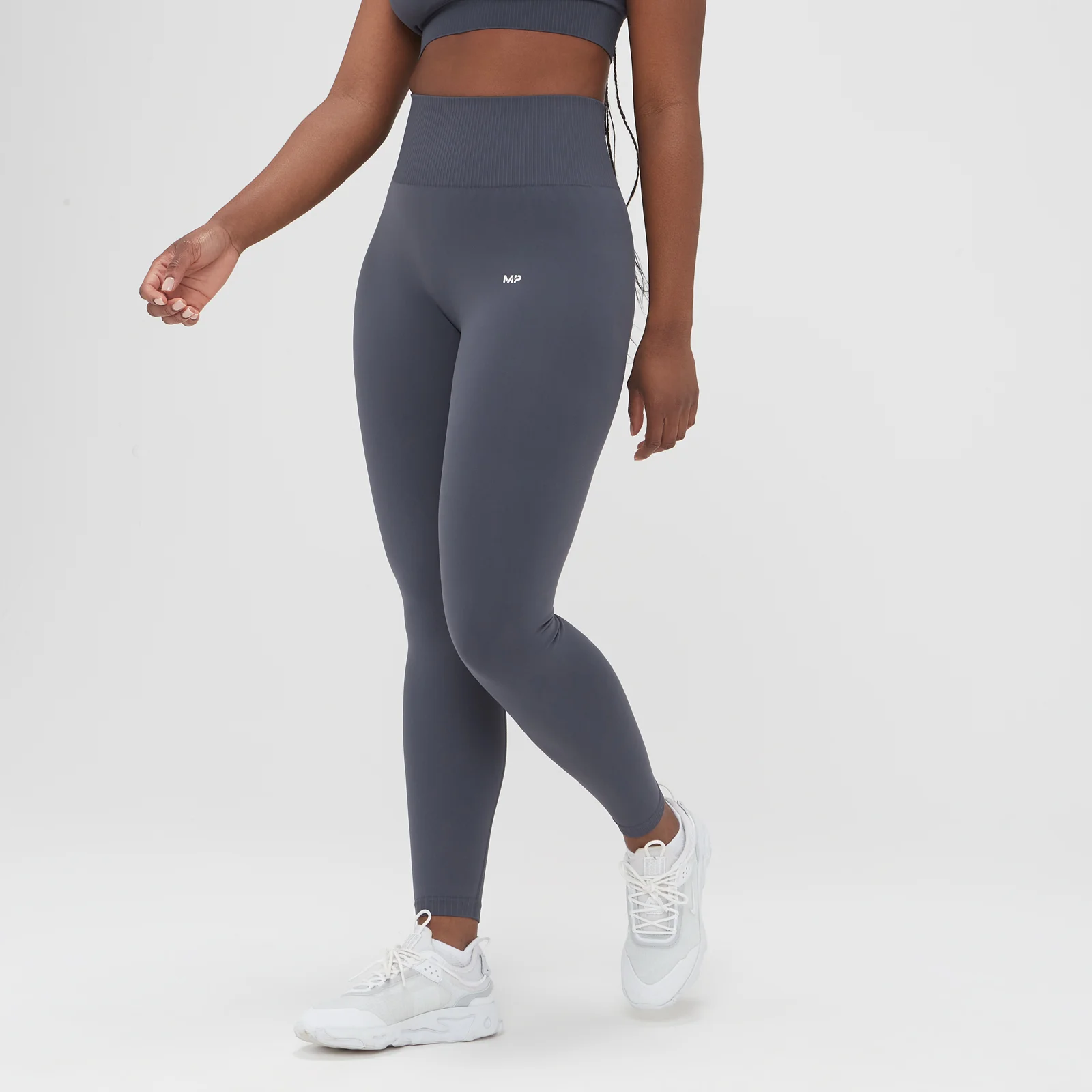 MP Women's Composure Seamless Leggings - Dark Graphite - XXS Image 1
