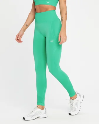 MP Women's Tempo Tonal Seamless Leggings - Bright Mint