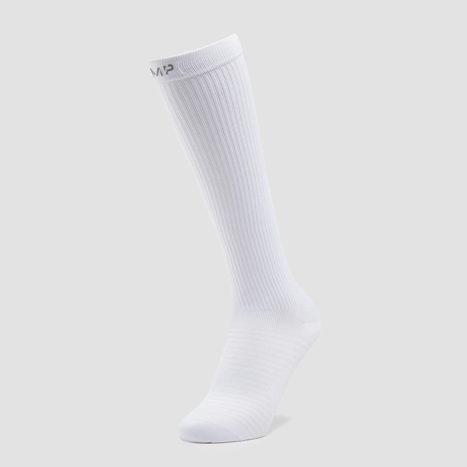 MP Training Compression Calf Socks - White - UK 2-5 Image 1