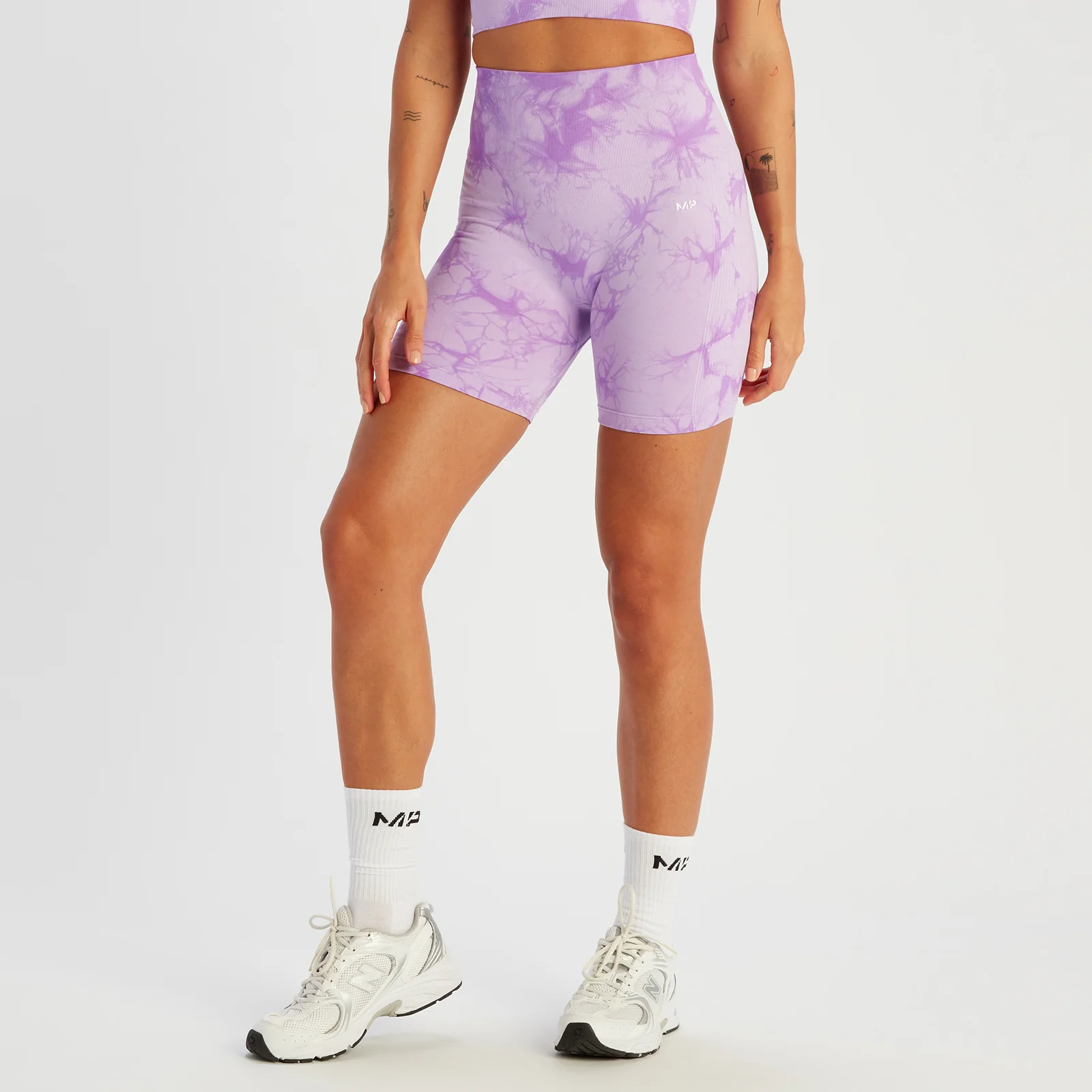 MP Women's Shape Seamless Cycling Shorts - Purple - XS Image 1