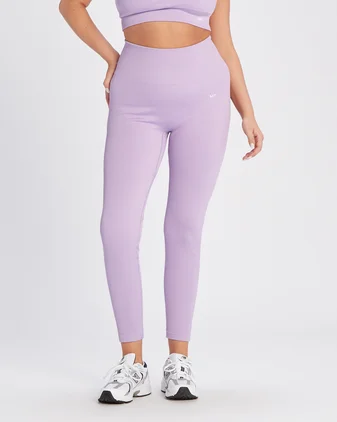 MP Women's Tempo Rib Seamless Leggings - Bright Lilac