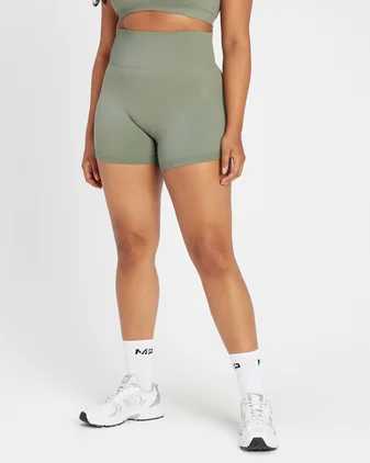 MP Women's Rest Day Seamless Booty Short - Deep Taupe